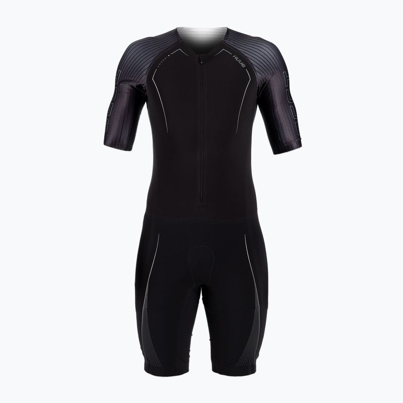 Комбінезон для триатлону чоловічий HUUB Anemoi Aero + Bonded чорний ANEPB