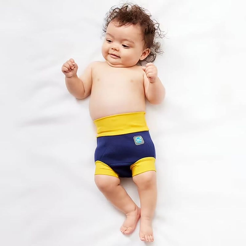 Підгузок для плавання Splash About Happy Nappy navy / yellow 3