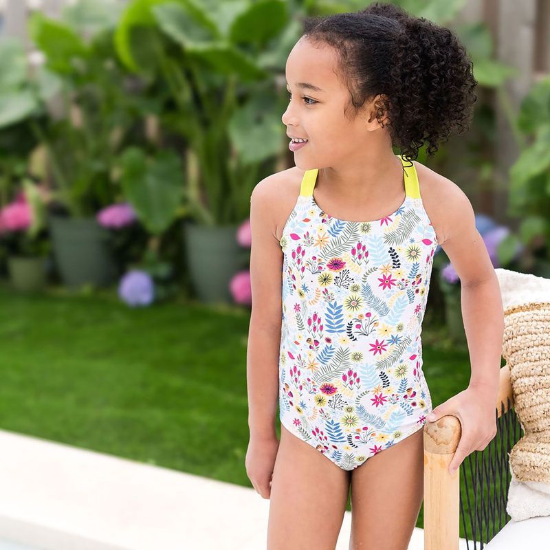 Купальник суцільний дитячий Splash About Jungle Paradise lime 4