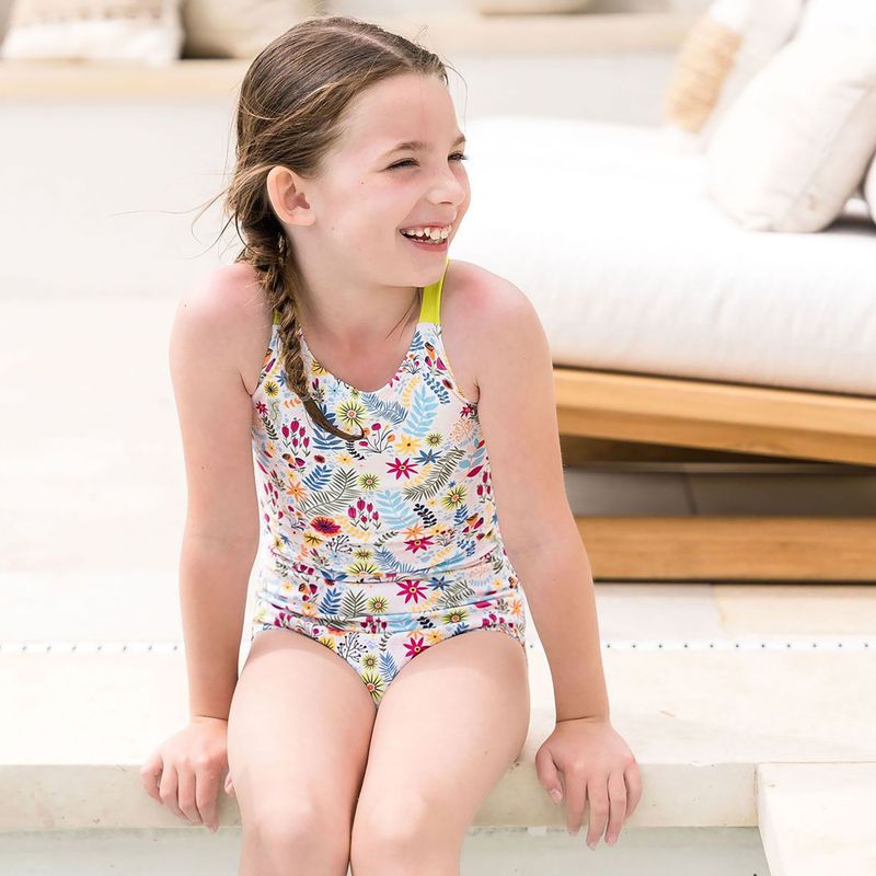 Купальник суцільний дитячий Splash About Jungle Paradise lime 8