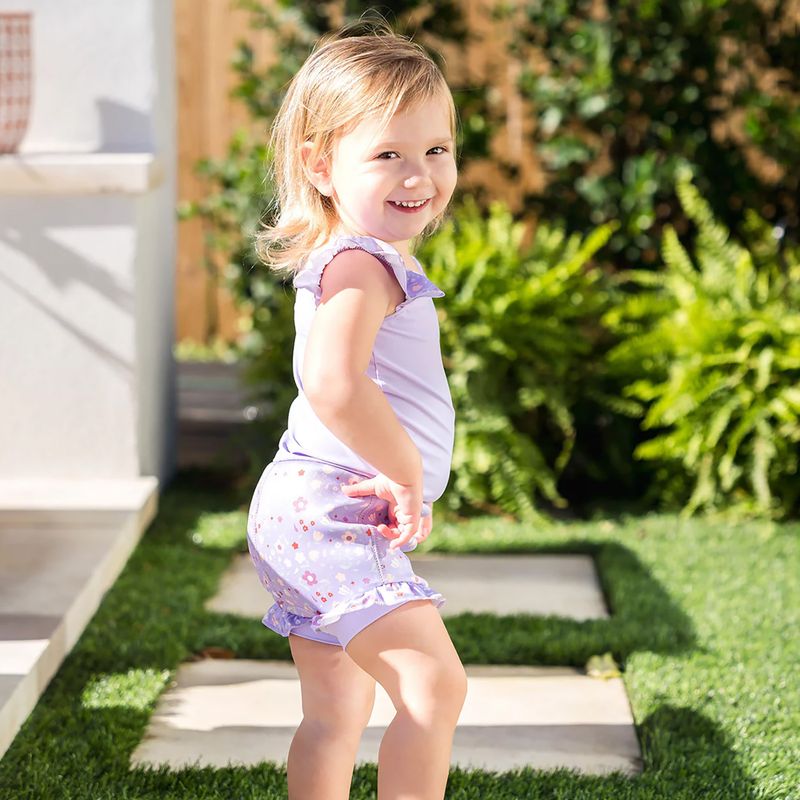 Купальник суцільний дитячий з підгузком Splash About Happy Nappy Frills strawberry field 5