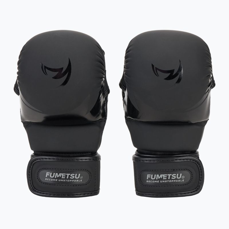 Рукавиці MMA дитячі FUMETSU Ghost S3 Sparring black/ black 2
