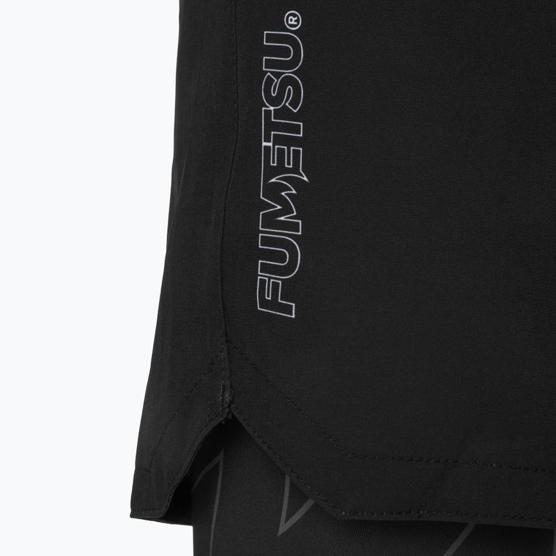 Чоловічі тренувальні шорти FUMETSU Icon Dual Layer Training чорні 5