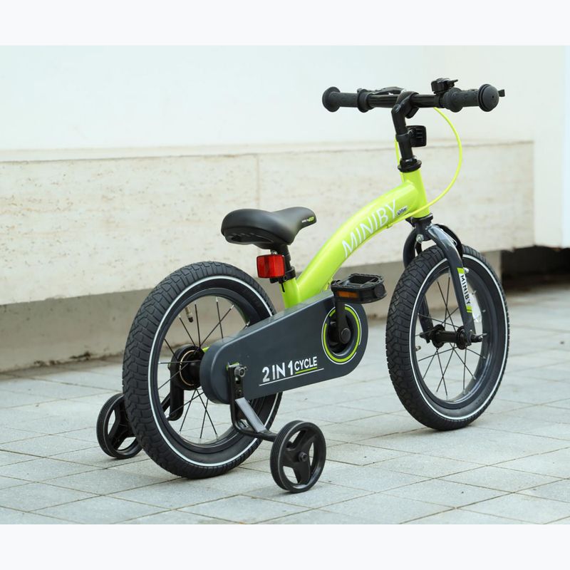 Велосипед дитячий Qplay Miniby 3in1 green 10