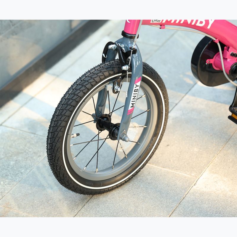 Велосипед дитячий Qplay Miniby 3in1 rose 10