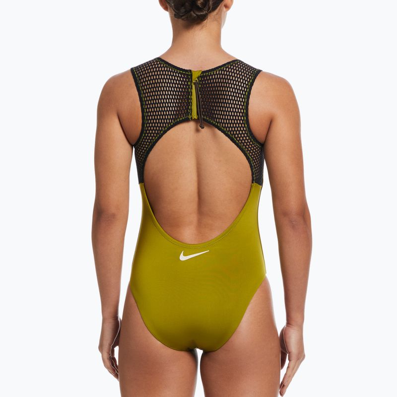 Купальник суцільний жіночий Nike Wild зелений NESSD250-314 5