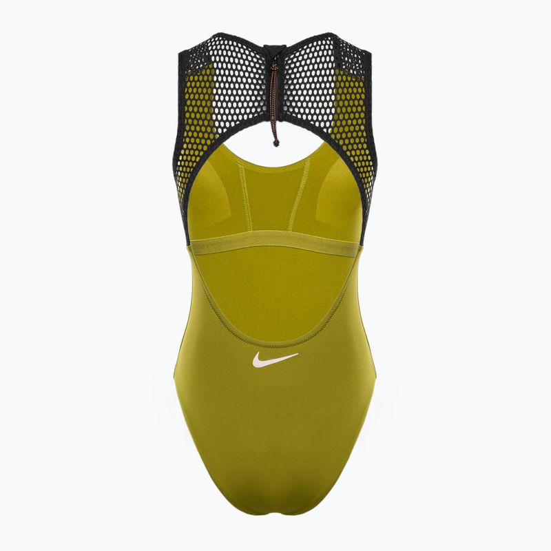 Купальник суцільний жіночий Nike Wild зелений NESSD250-314 2