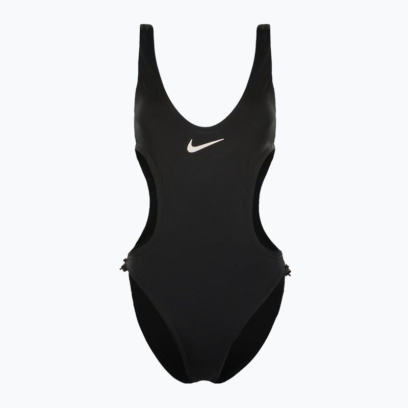 Купальник суцільний жіночий Nike Wild чорно-білий NESSD255-001