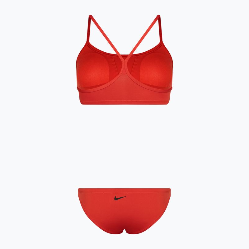 Купальник жіночий Nike Essential Sports Bikini light crimson 2