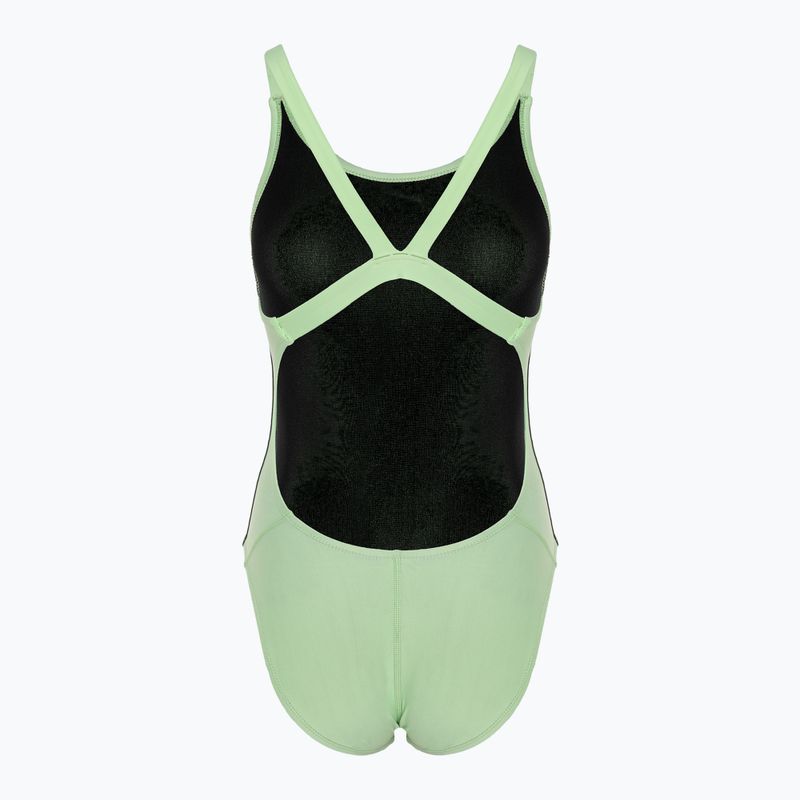 Купальник жіночий Nike Logo Tape Fastback vapor green 2