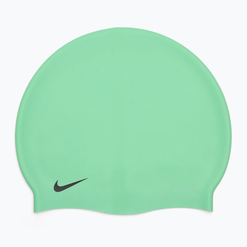 Шапочка для плавання Nike Solid Silicone парово-зелена