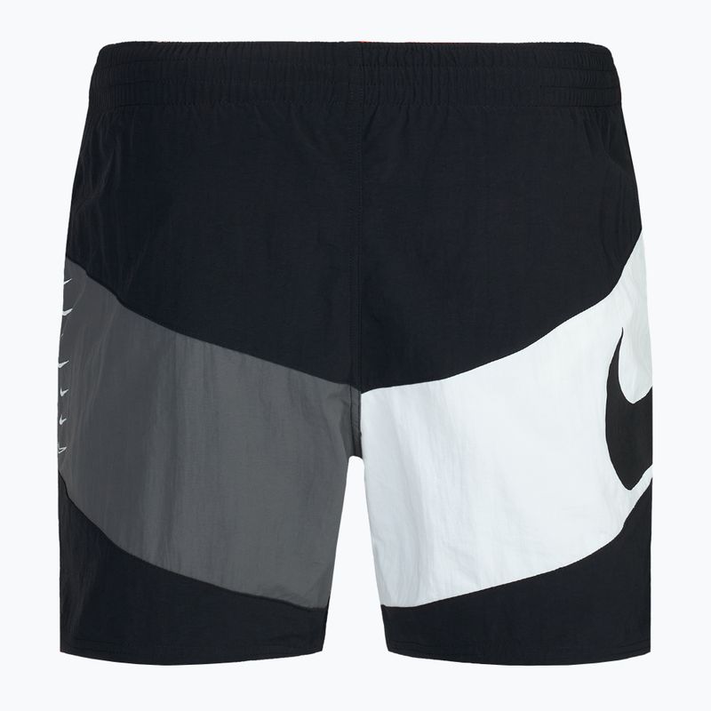 Шорти для купання чоловічі Nike Multi Logo Vortex 5" Volley black 2