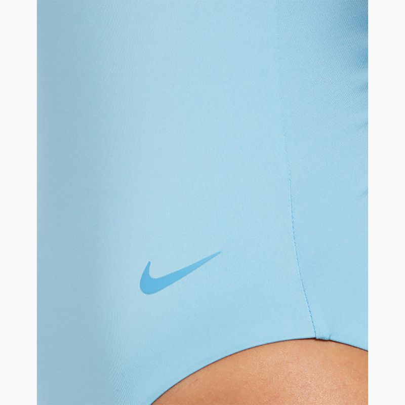 Купальник суцільний жіночий Nike Sneakerkini 2.0 Croccback aquarius blue/scuba blue 5