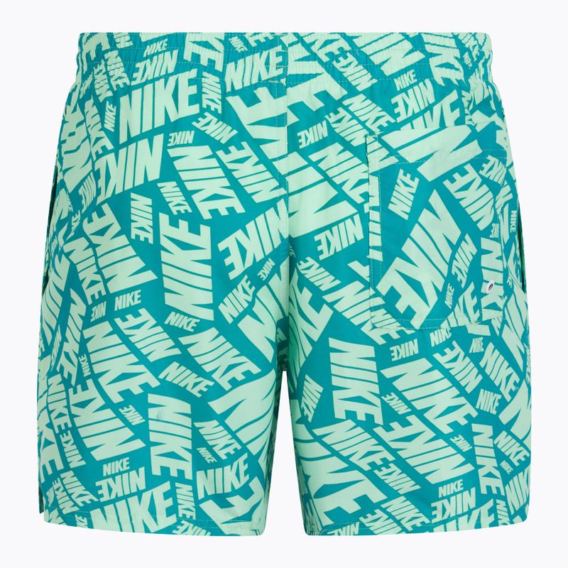 Чоловічі шорти для плавання Nike Tossed 5 "Volley плавальні шорти парові зелені 2