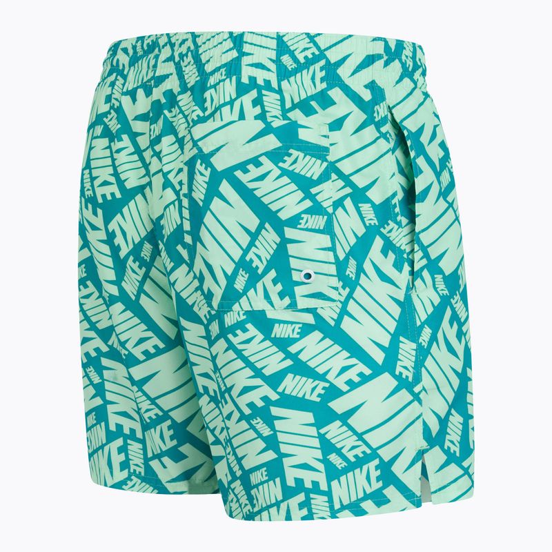 Чоловічі шорти для плавання Nike Tossed 5 "Volley плавальні шорти парові зелені 3