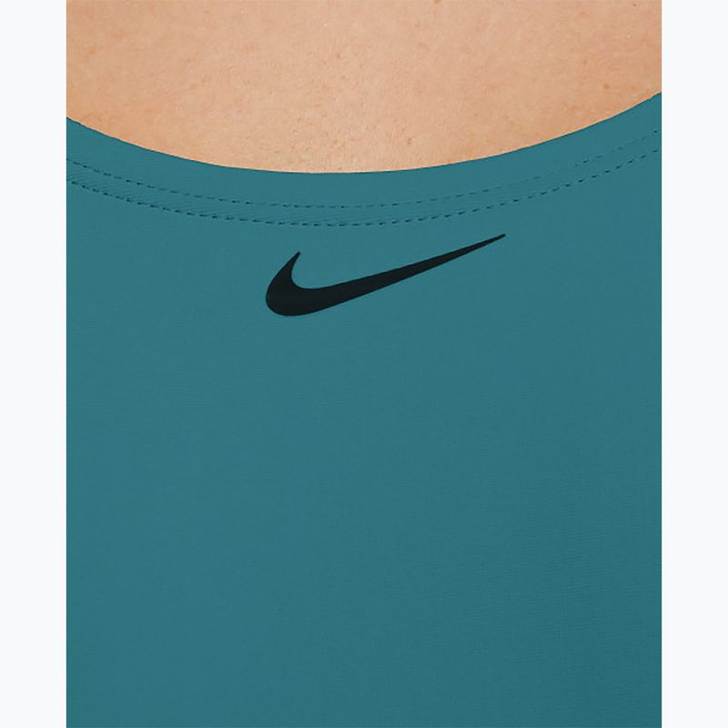 Жіночий злитий купальник Nike Logo Tape Fastback dusty cactus 3