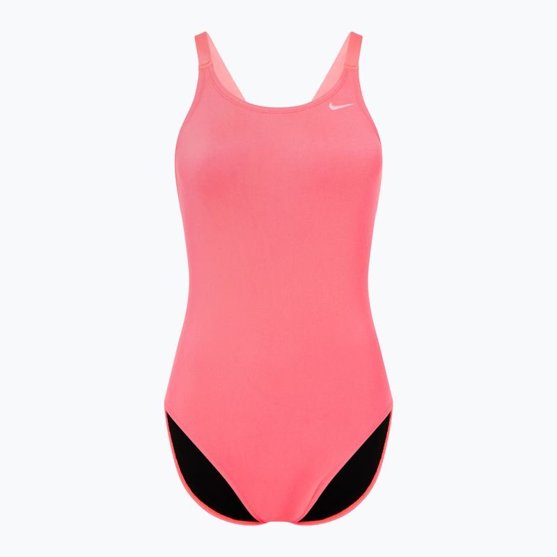 Жіночий злитий купальник Nike Hydrastrong Solid Fastback hot punch