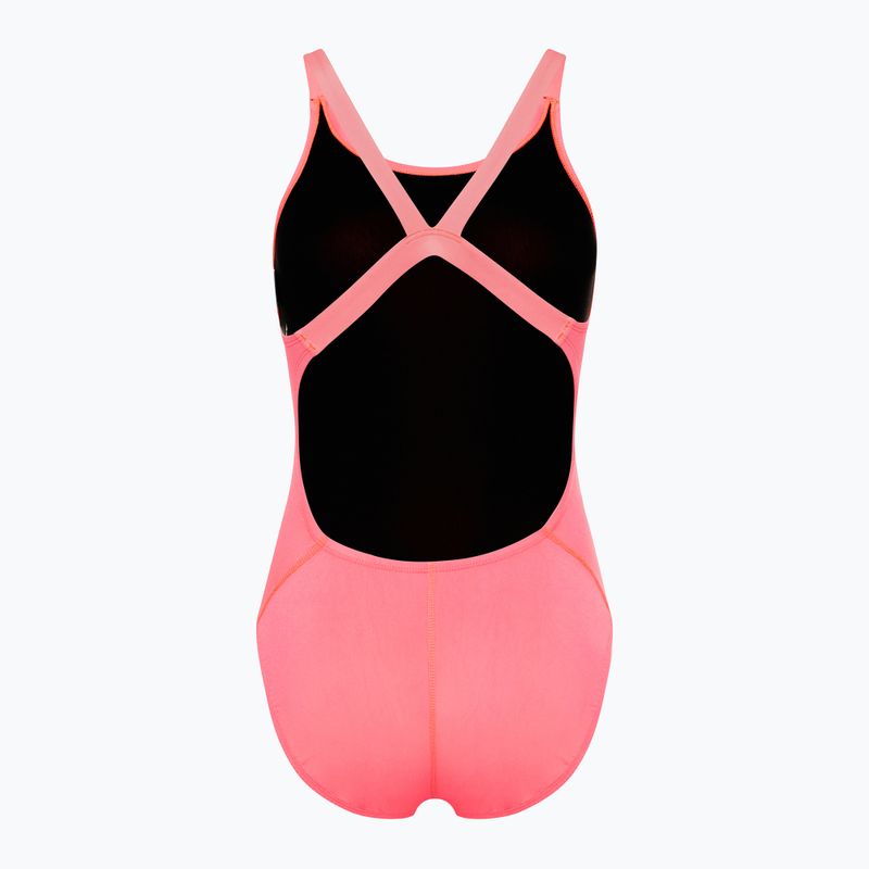 Жіночий злитий купальник Nike Hydrastrong Solid Fastback hot punch 2