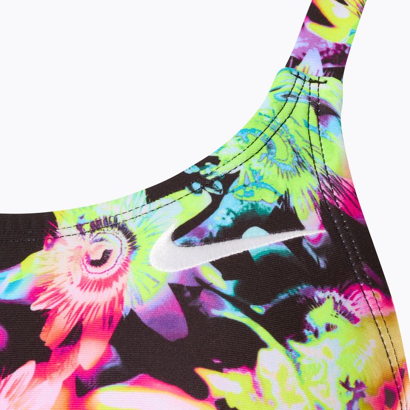 Суцільний жіночий злитий купальник Nike Hydrastrong Multi Print Fastback веселковий 3