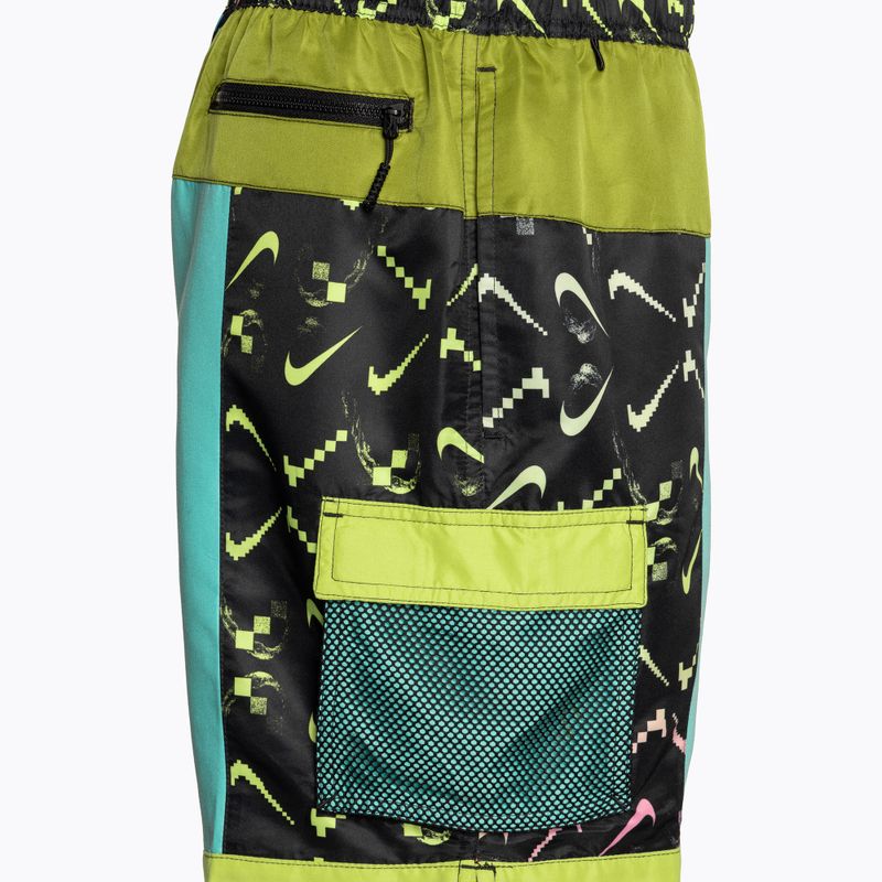 Шорти для купання чоловічі Nike Voyage ColorBlock Best Of 7" Volley cool multi 4