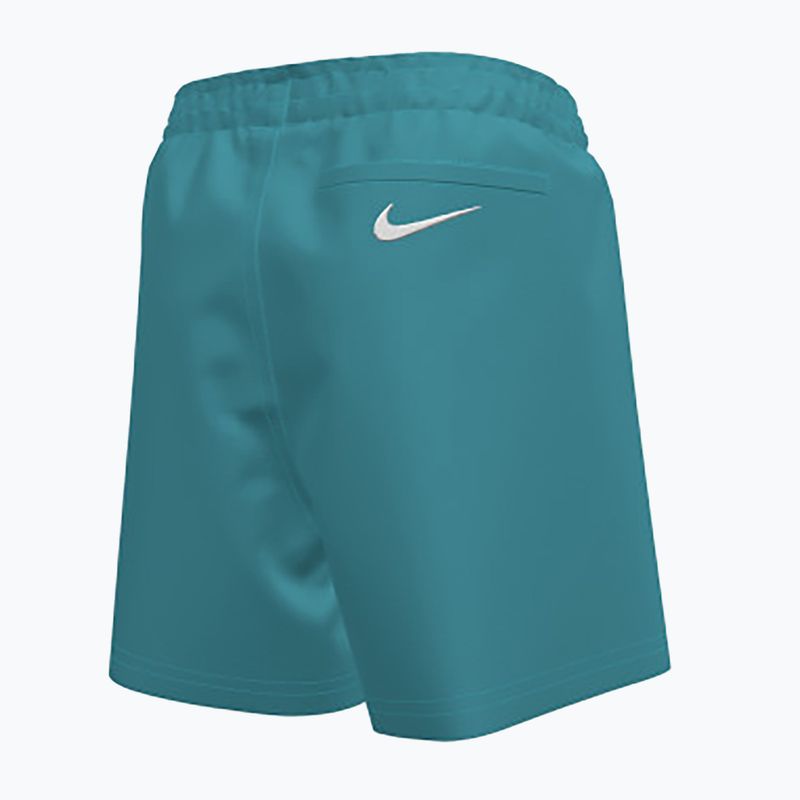 Шорти для плавання дитячі Nike Swoosh Waffle 4" Volley dusty cactus 2