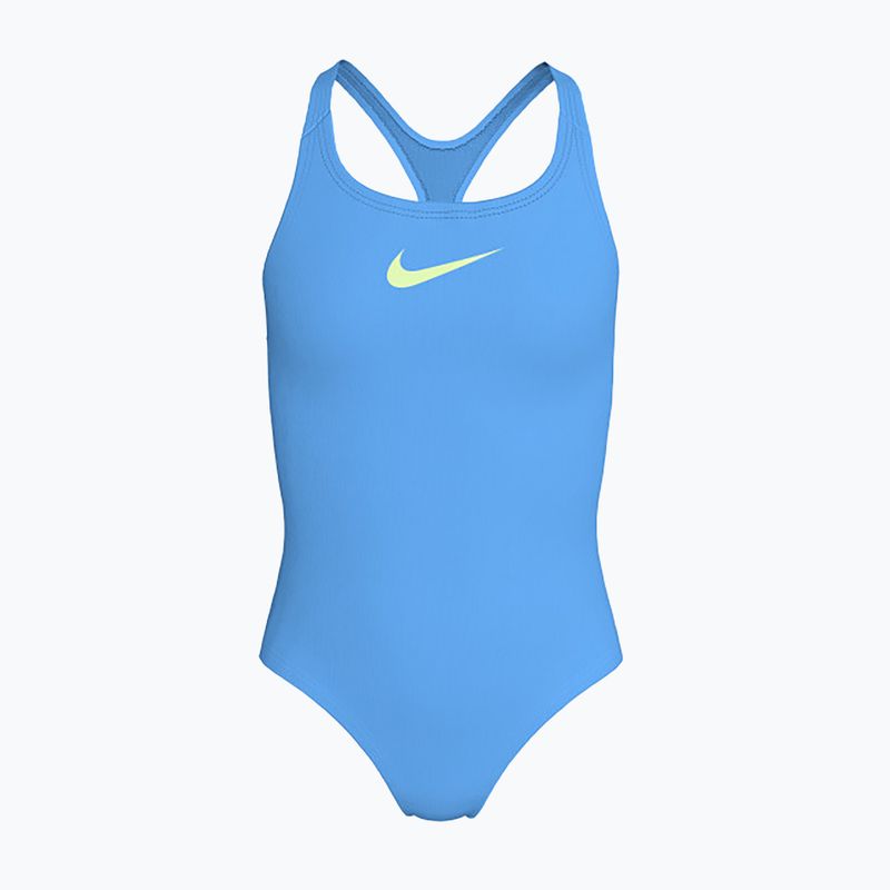 Дитячий суцільний купальник Nike Essential Racerback університетський синій