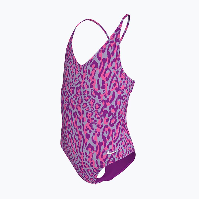 Купальник суцільний дитячий Nike Wild Lace Up vivid purple 3