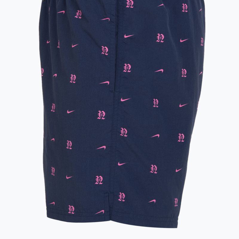 Шорти для плавання чоловічі Nike Luxe Letter 7" Volley midnight navy 3