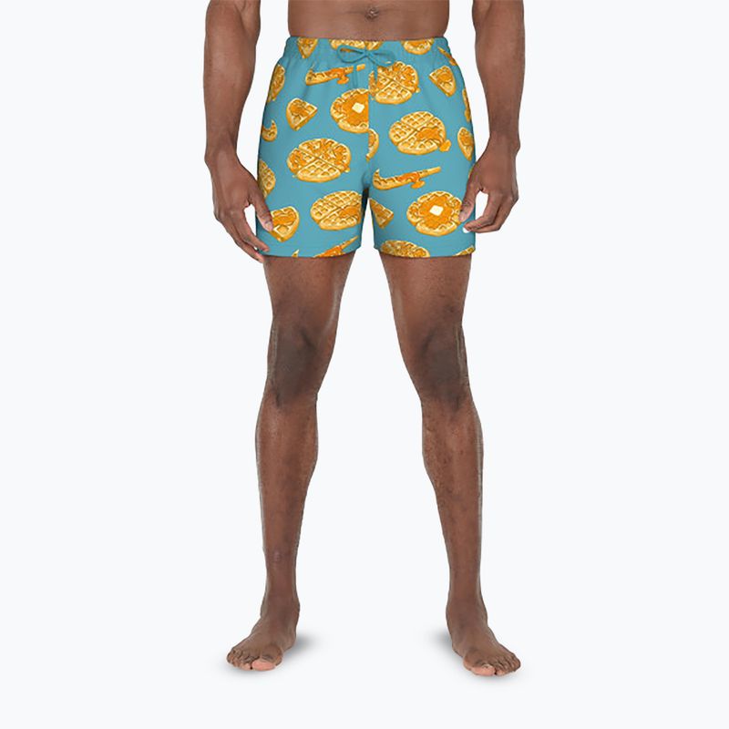 Шорти для плавання чоловічі Nike Multi Print 5" Volley dusty cactus 4
