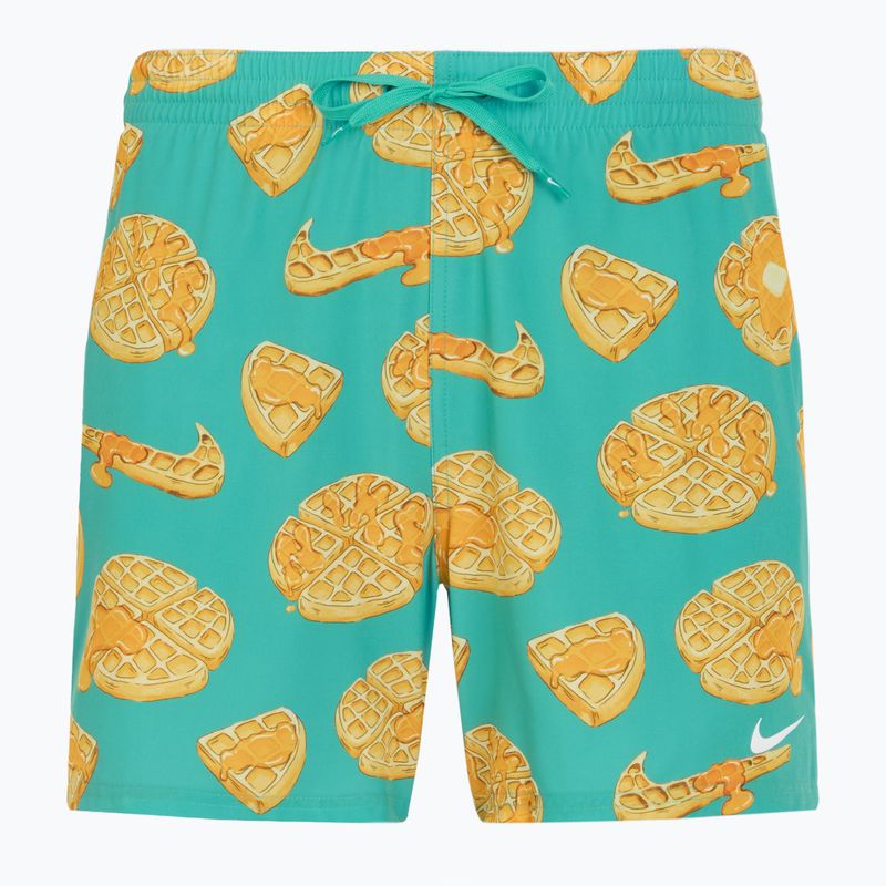Шорти для плавання чоловічі Nike Multi Print 5" Volley dusty cactus