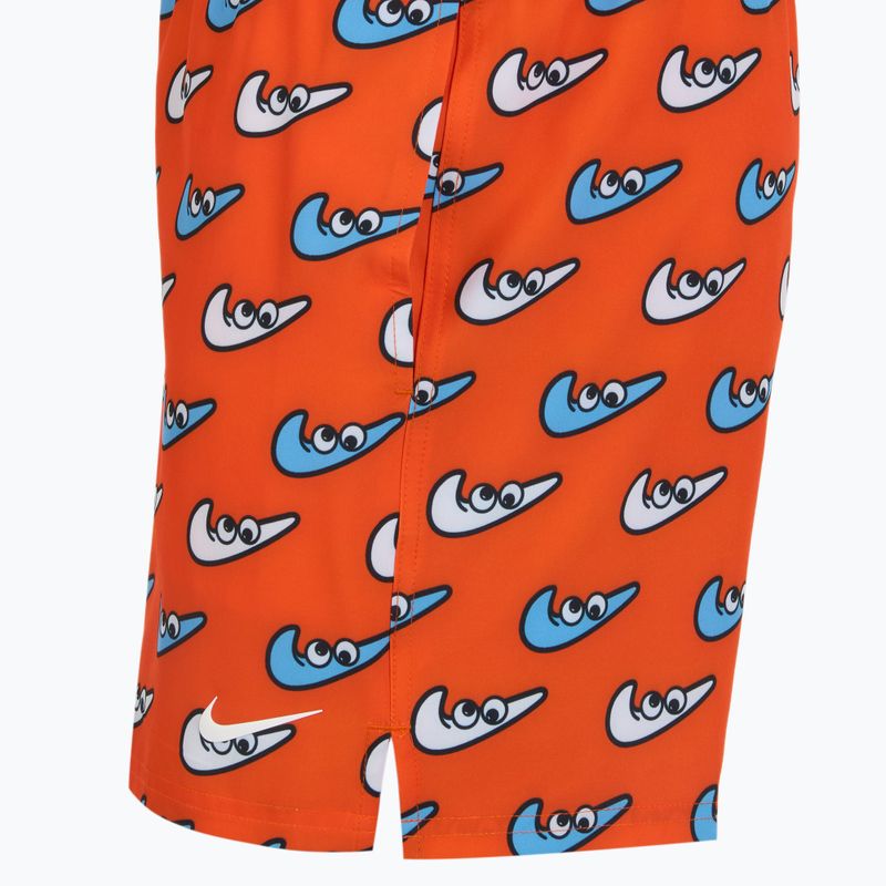 Шорти для плавання чоловічі Nike Multi Print 5" Volley orange blaze 3