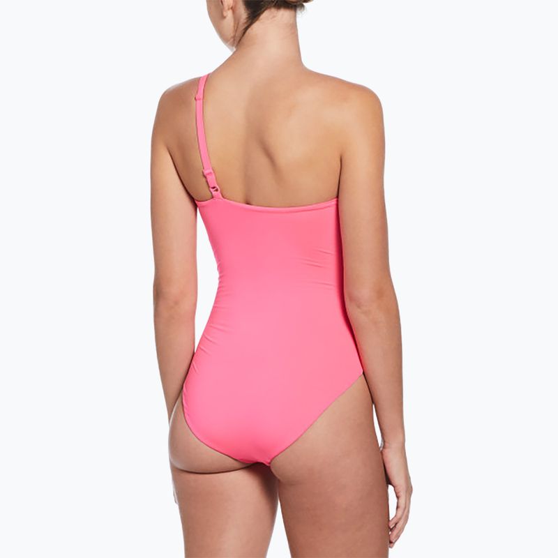 Купальник суцільний жіночий Nike Essential Asymmetrical hyper pink 3