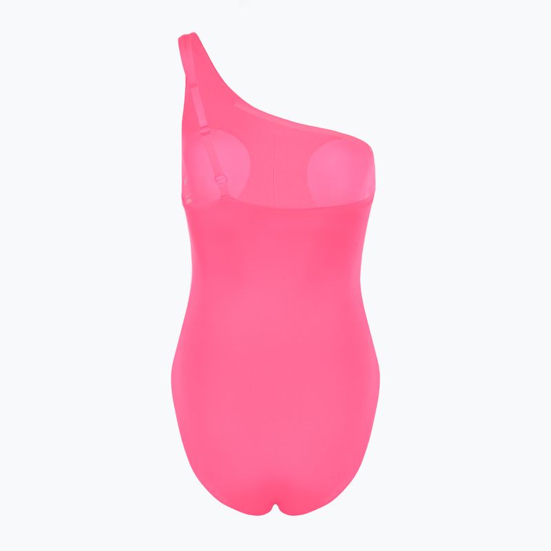 Купальник суцільний жіночий Nike Essential Asymmetrical hyper pink 2