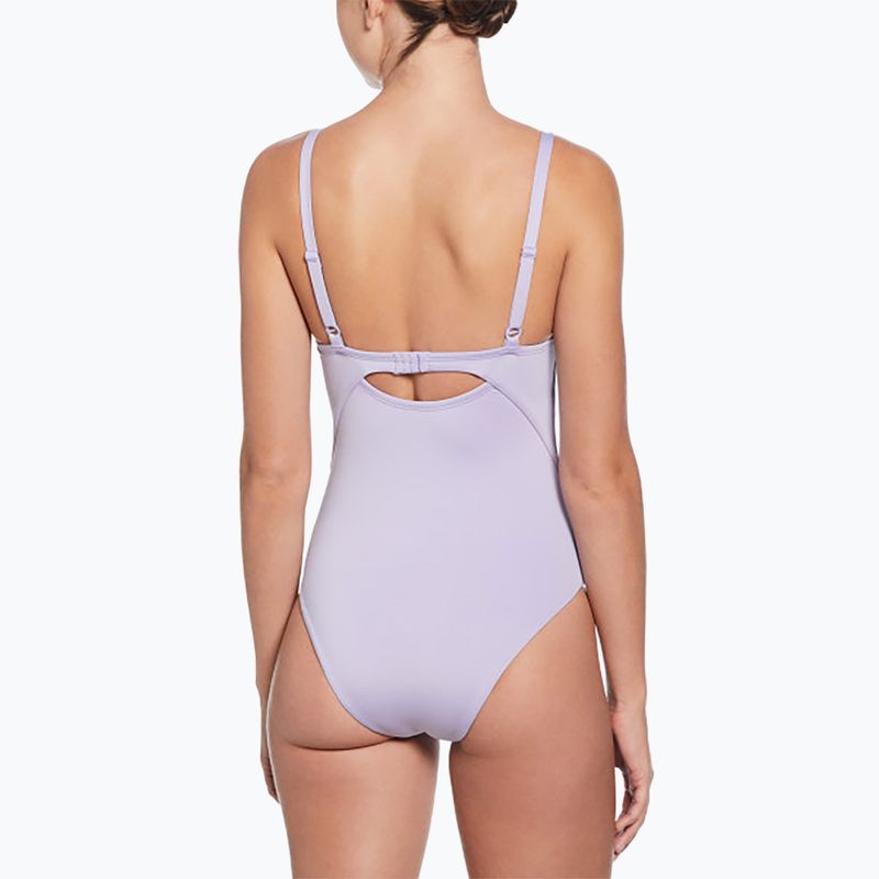 Купальник суцільний жіночий Nike Essential V-Neck hydrangeas 3