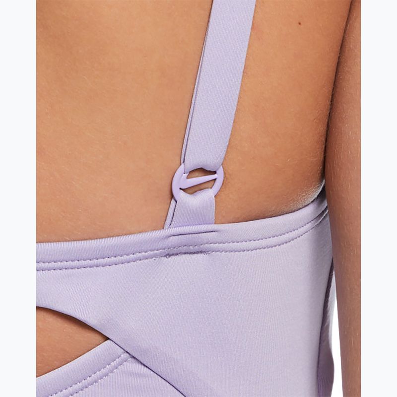 Купальник суцільний жіночий Nike Essential V-Neck hydrangeas 5