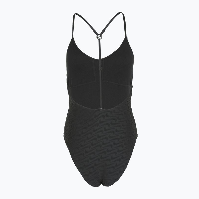Купальник суцільний жіночий Nike Swoosh Link Y-Back black 2