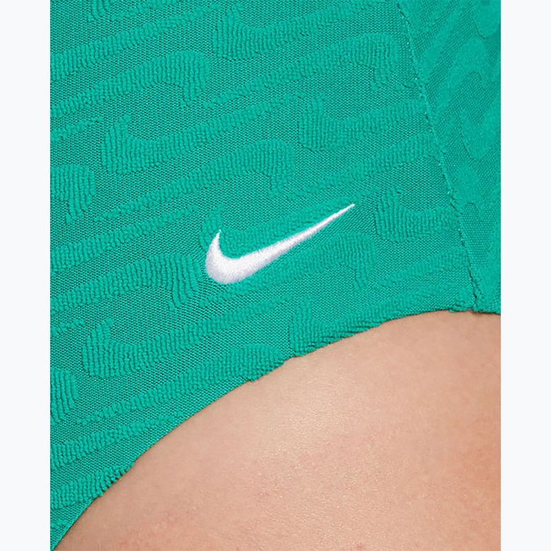 Купальник суцільний жіночий Nike Swoosh Link Y-Back stadium green 4