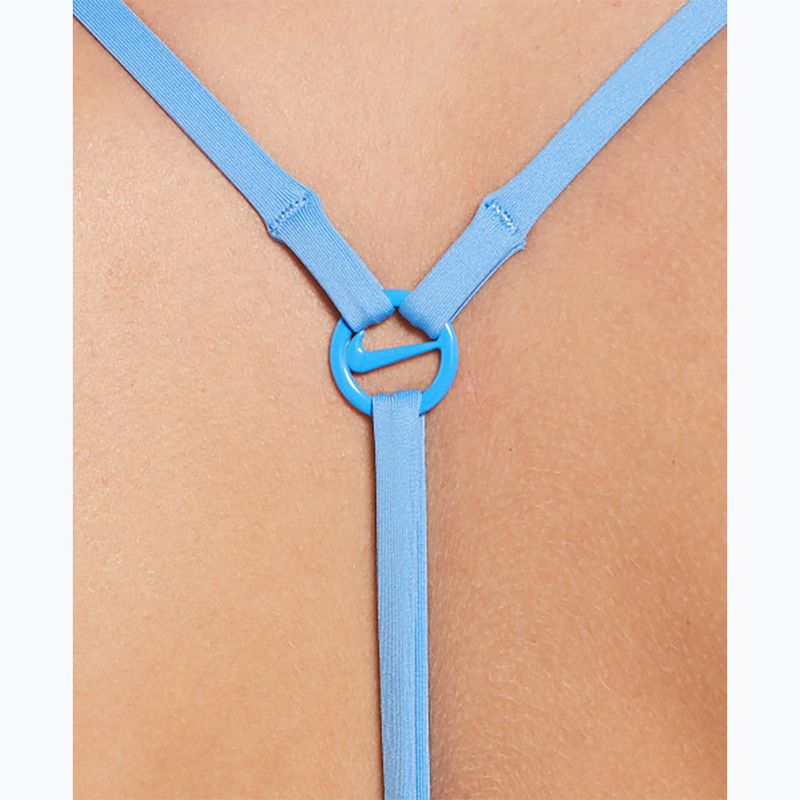 Купальник суцільний жіночий Nike Swoosh Link Y-Back university blue 5