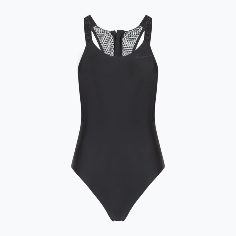 Купальник суцільний жіночий Nike Hydralock Fusion Racerback black