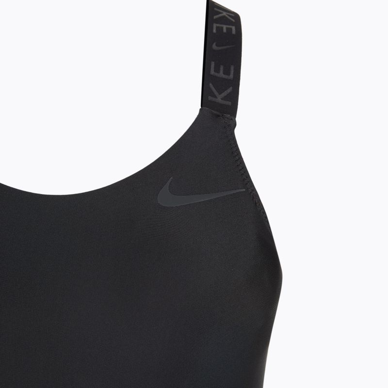 Купальник суцільний жіночий Nike Hydralock Fusion Racerback black 3