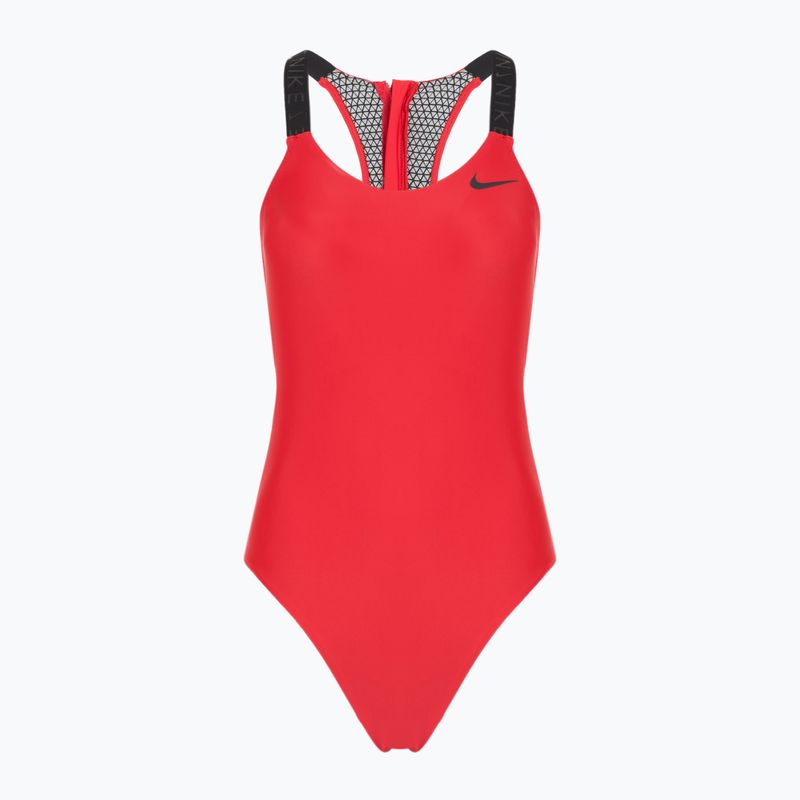 Купальник суцільний жіночий Nike Hydralock Fusion university red