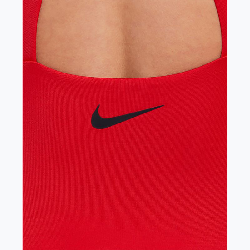Купальник суцільний жіночий Nike Hydralock Fusion university red 5