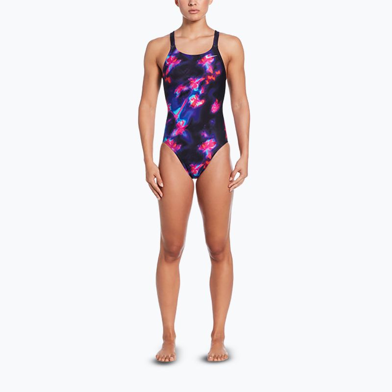 Купальник суцільний жіночий Nike Hydrastrong Fastback black 5