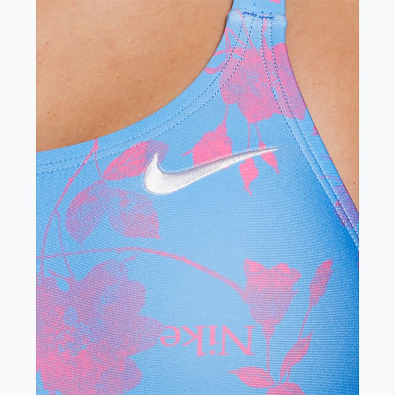 Купальник суцільний жіночий Nike Hydrastrong Fastback university blue 4