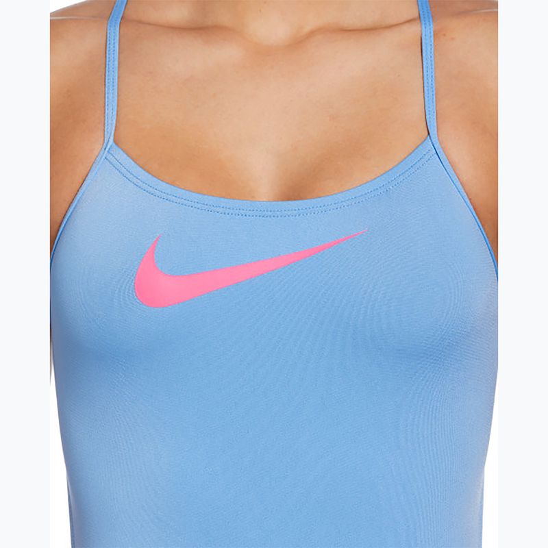 Купальник суцільний жіночий Nike Hydrastrong Adjustable Crossback university blue 4