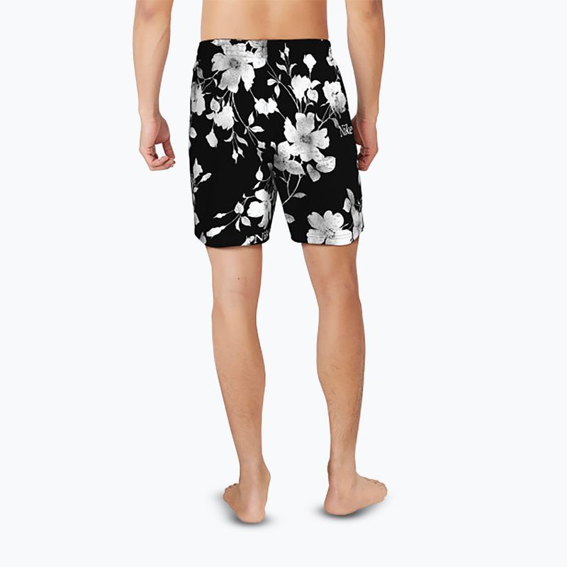 Шорти для плавання чоловічі Nike Fine Floral 7" Volley black 8
