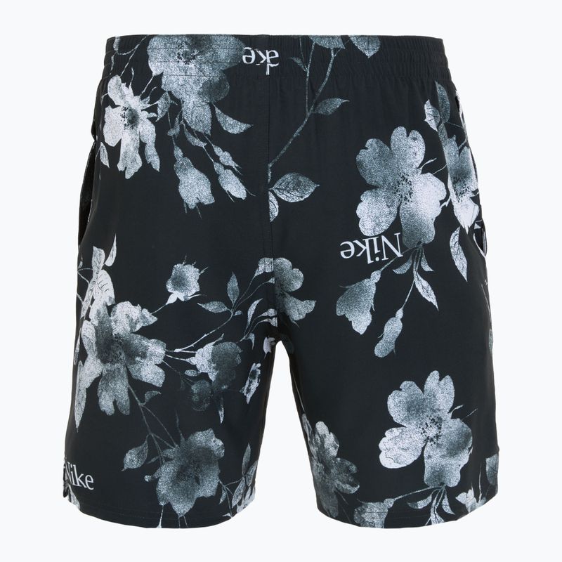 Шорти для плавання чоловічі Nike Fine Floral 7" Volley black 2