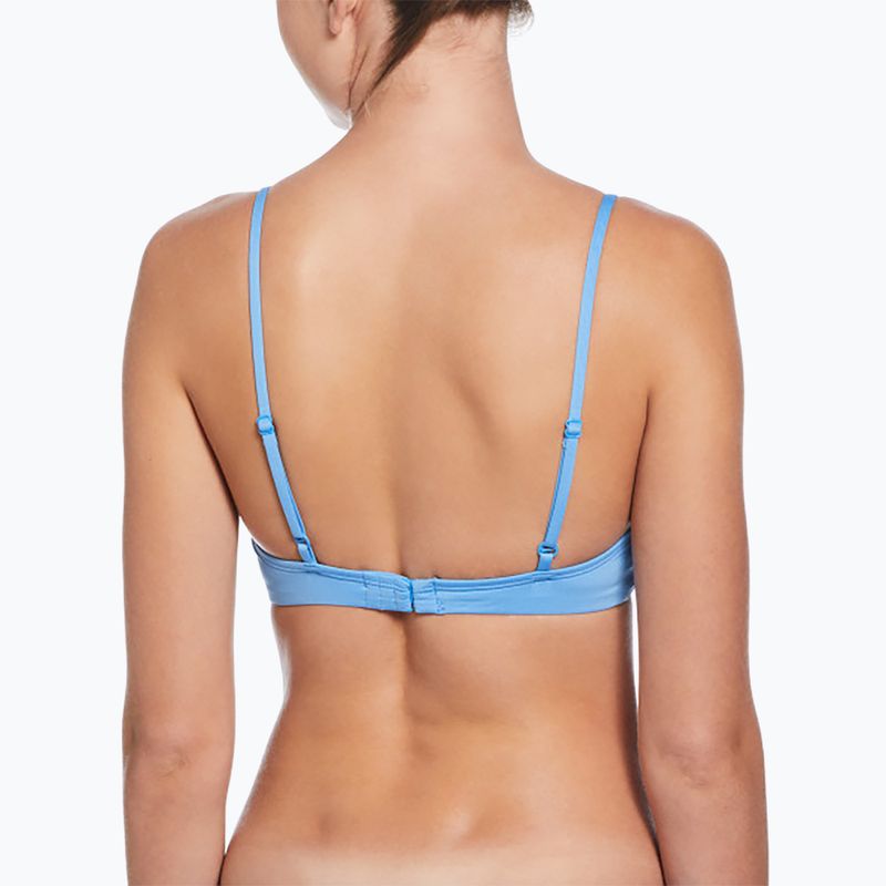 Жіночий роздільний купальник Nike Essential Bralette Bikini університетський синій 3