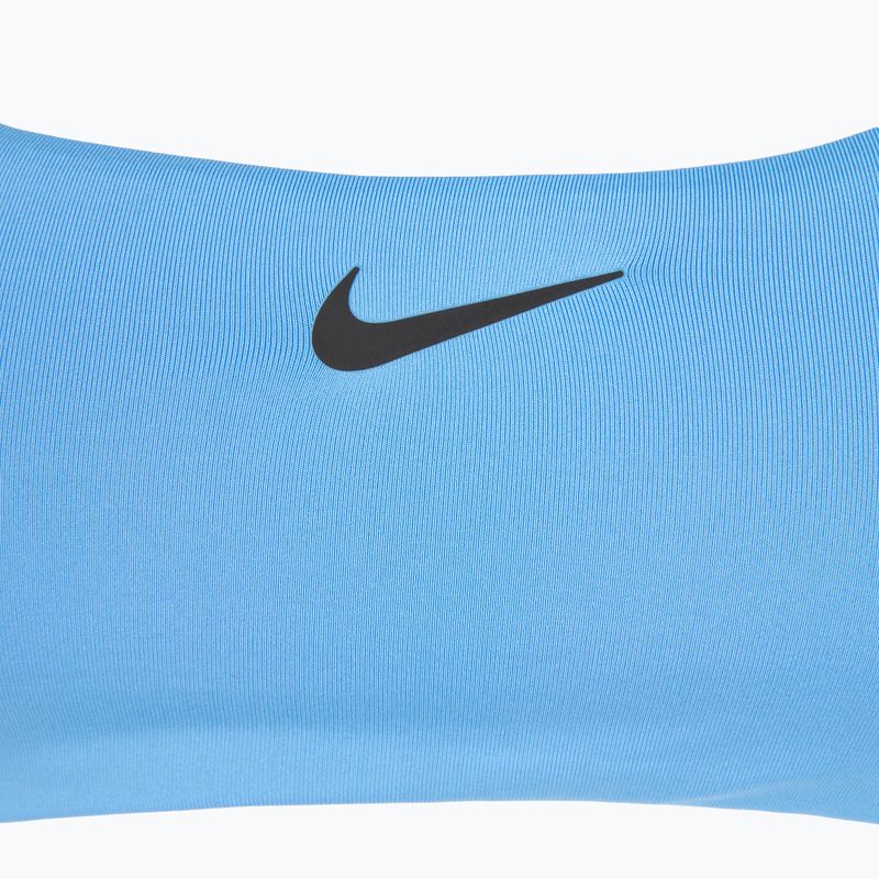 Купальник роздільний жіночий Nike Essential Bralette Bikini university blue 5