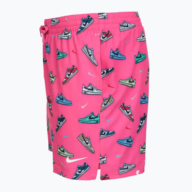 Шорти для плавання чоловічі Nike Multi Print 5" Volley pinksicle 3